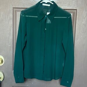 Abercrombie & Fitch Dark Green Blouse